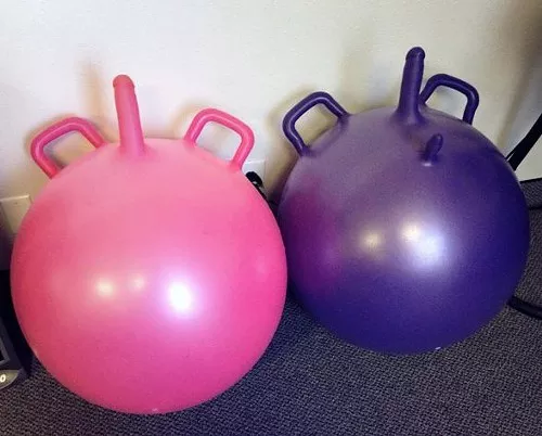 Sexercise With Yoga Ball Dildos Bang Town