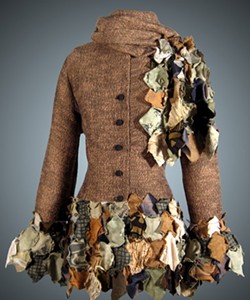 SHARP DRESSER: Clothing piece by Mo O'Grady on display at The Charlotte Fine Arts Show.