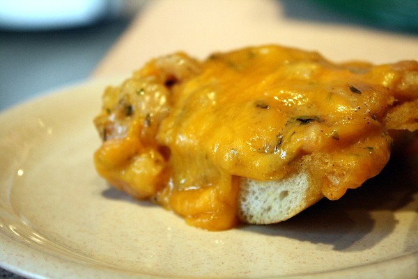 Shrimp Cheese Bread is a stroke of genius.