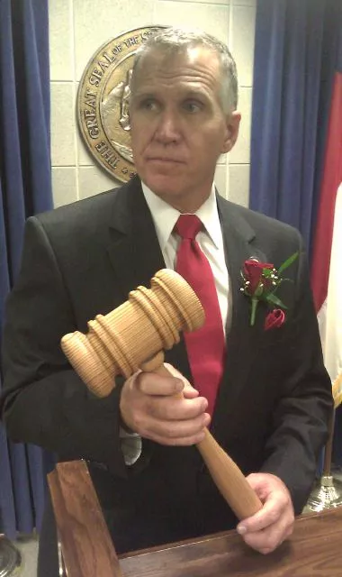 Speaker Thom Tillis gonna whomp sumbody over the head if they blame him for teacher layoffs
