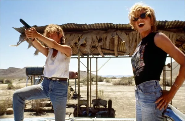 Susan Sarandon and Geena Davis in Thelma & Louise