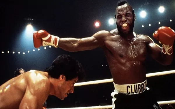 Sylvester Stallone and Mr. T in Rocky III (Photo: MGM & Fox)