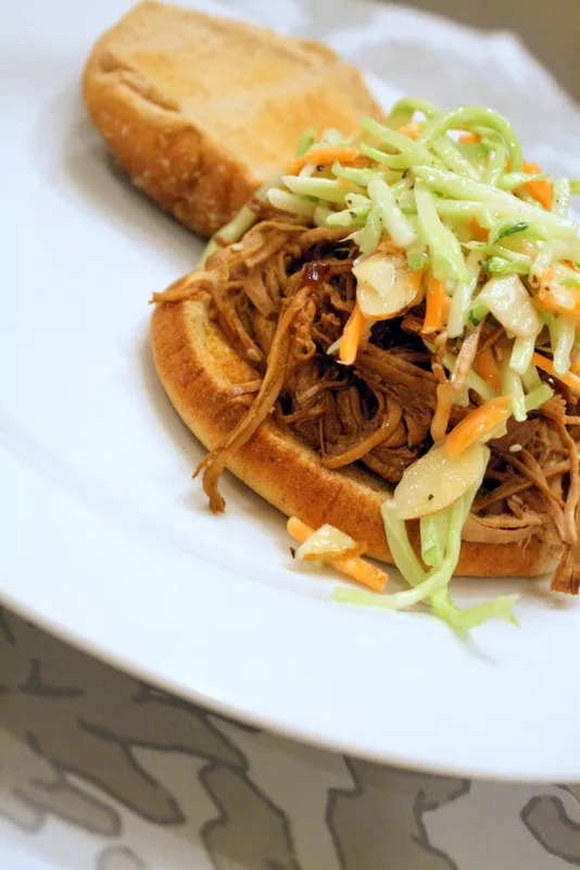 Teriyaki Sesame Pork with Asian Slaw