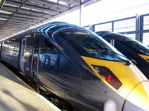 Thanks to Jon Curnow for the photo of this sexy high-speed train in Great Britain.