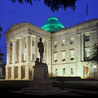 THE BIG HOUSE: The state capitol building in Raleigh