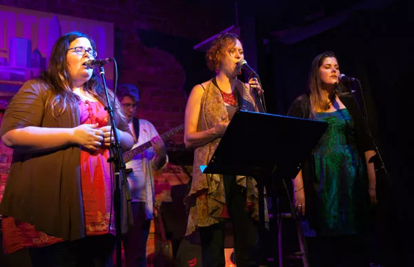 The Near Misses reunite for Patty Griffin Tribute Night at the Evening Muse on July 18, 2013.