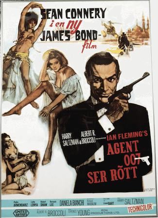 The poster for Agent 007 Sees Red