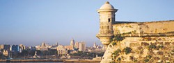 The skyline and Malec&oacute;n of picturesque Havana, Cuba.