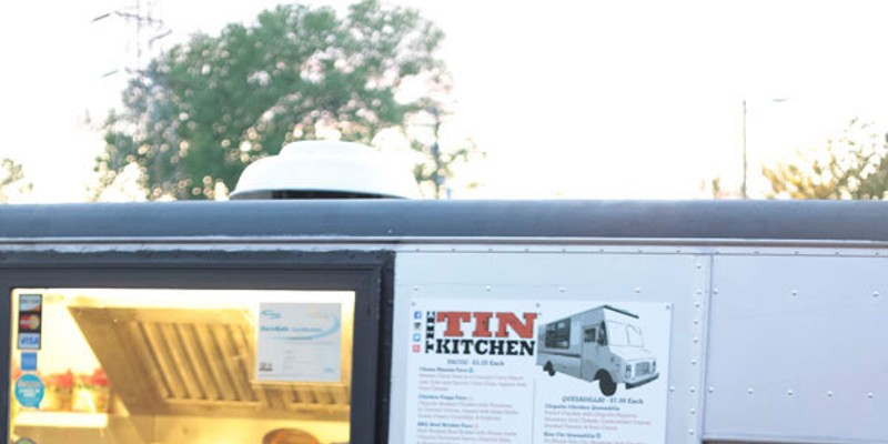 The Tin Kitchen was the food vendor of choice at CL's Birthday Bash at Birdsong Brewing on April 26.