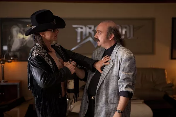 Tom Cruise and Paul Giamatti in Rock of Ages (Photo: Warner Bros.)