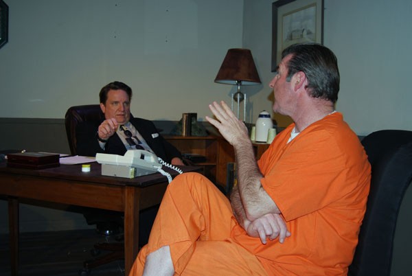 Tom Ollis (left) and Lamar Wilson in Crimes of Omission