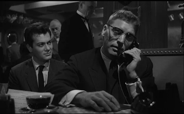 Tony Curtis and Burt Lancaster in Sweet Smell of Success