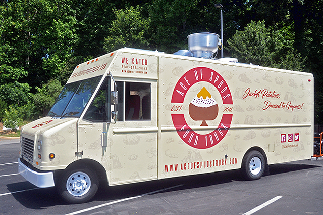 The Ace of Spuds truck hits the streets on Friday, July 6. (Photos courtesy of Saloan Rochelle)