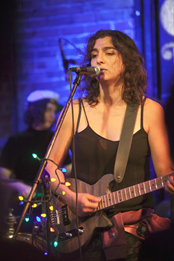 Lara Americo at the Evening Muse. (Photo by Jeff Hahne)
