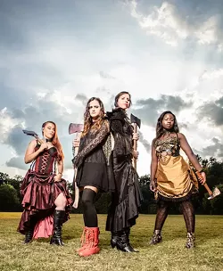 Lizzie cast members (from left): Rachel “Shea” Shipley, Katy Shepherd, Kristin Jann-Fischer and CiCi Kromah.