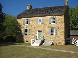 The Hezekiah Alexander house at the Charlotte Museum of History.