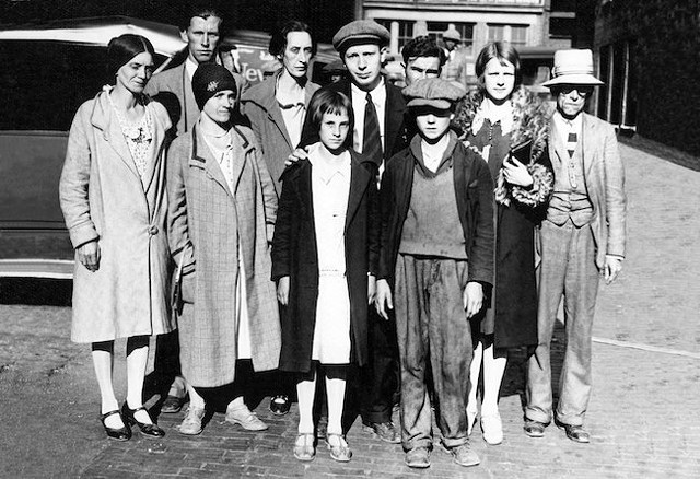 Ella May Wiggins, the second woman from the left, was shot and killed on her way to a protest in 1929. (Photo Courtesy of Millican Pictorial History Museum)