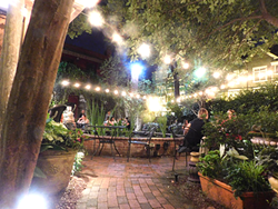 The Dilworth Tasting Room patio (Photo by Dana Vindigni)