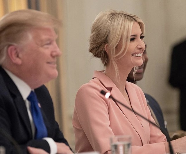 President Trump and Ivanka Trump, March 6th meeting at White House
