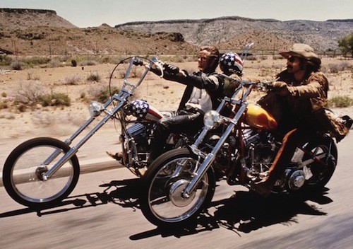 Peter Fonda and Dennis Hopper in Easy Rider