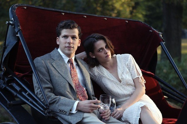 Jesse Eisenberg and Kristen Stewart in Cafe Society (Photo: Lionsgate)