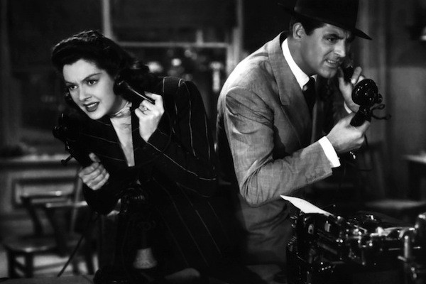 Rosalind Russell and Cary Grant in His Girl Friday (Photo: Criterion)