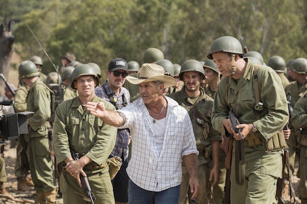 Mel Gibson earned a dubious Best Director nod for Hacksaw Ridge (Photo: Lionsgate)