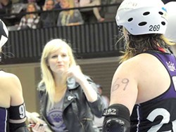 Total Lizaster coached the CLTRG All-Stars last Saturday after skating for five years. - RYAN PITKIN