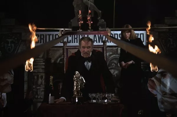 Vincent Price and Diana Rigg in Theatre of Blood (Photo: UA)