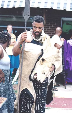 A shot form the 1998 Juneteenth Festival.