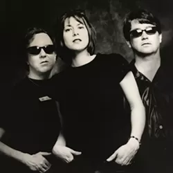Shalini, the band, circa 2000 (from left): Mitch Easter, Shalini, Eric Marshall.
