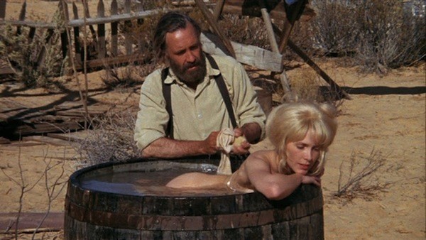 Jason Robards and Stella Stevens in The Ballad of Cable Hogue (Photo: Warner)
