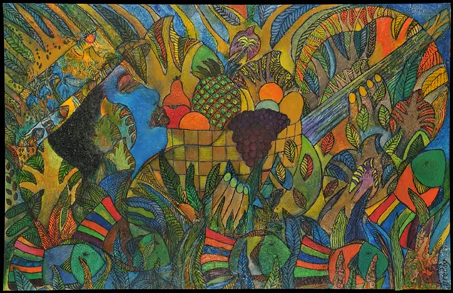 "A Blues Man" by TJ Reddy.
