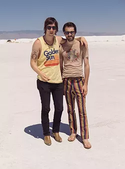 Glade and Olson travel back to the '70s -- or '60s, or wherever. (Photo courtesy of Shadowgraphs)