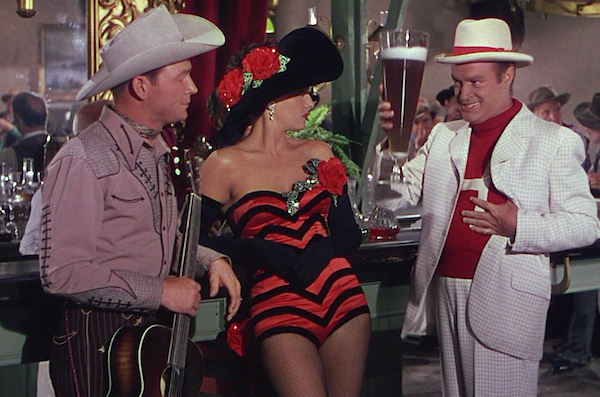 Roy Rogers, Jane Russell and Bob Hope in Son of Paleface (Photo: Kino)