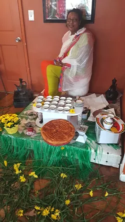 Negussie celebrated the Ethiopian New Year at Abugida on Sept. 10.