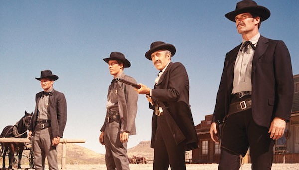 Sam Melville, Frank Converse, Jason Robards and James Garner in Hour of the Gun (Photo: Twilight Time)
