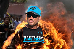 An image used in a GoFundMe page that aims to let everyone in Charlotte know how some fans feel about Panthers OC Mike Shula.