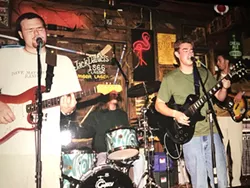 Static, Smokey Joe's house band circa 1998, was Josh Daniel (from left), Chris Garges, Dan Hood and Flavio Mangione. (Photo by Rachael Mangione)