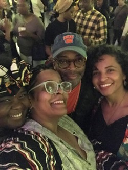 Rose with Spike Lee and friends.