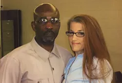 Ronnie and Ashleigh on their wedding day.