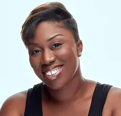 Erica Truesdale plays maid Camae.