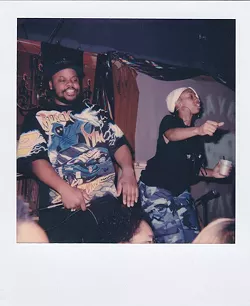 One of Butler's pictures of Elevator Jay and Autumn Rainwater at Snug Harbor.