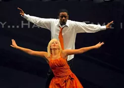 A young Dayleen Brown (with Taaryn Wilson) dances his way to the top, in 2009.