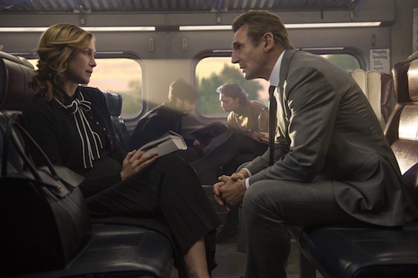Vera Farmiga and Liam Neeson in The Commuter (Photo: Lionsgate)