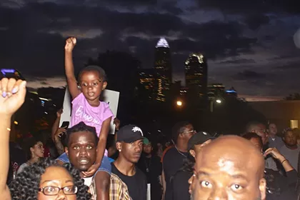 Protests in Uptown (9/21/16)