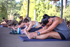 Yoga at the Whitewater Center. (Photo Courtesy of USNWC)