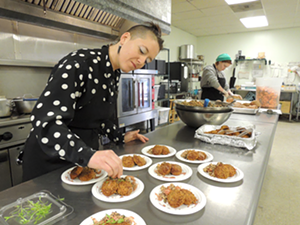 Julia Simon of Nourish Charlotte. (Photo by Ryan Pitkin)