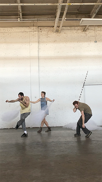 Dance moves by Will Rudolph, Kadey Ballard, Jon Prichard (Photo Courtesy of XOXO)
