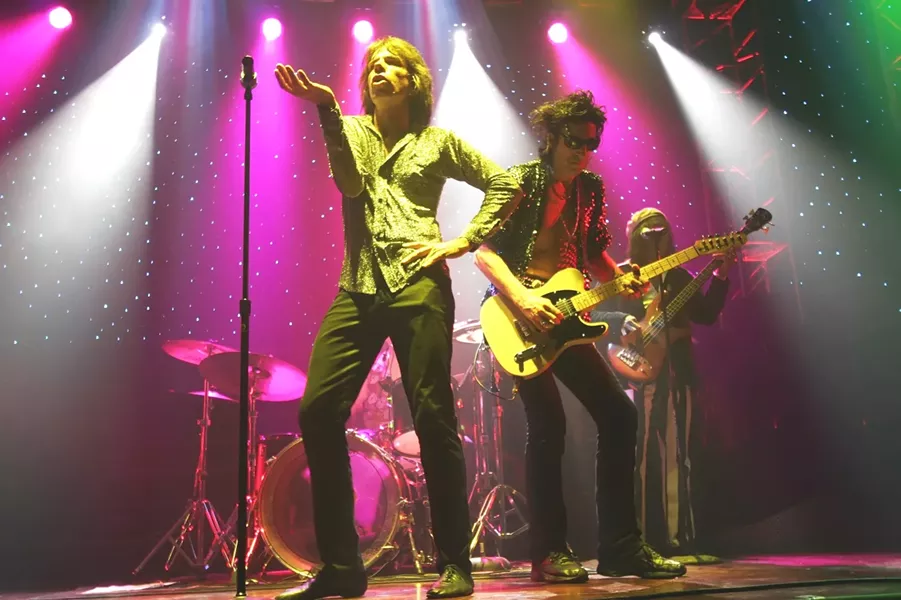 Chris Legrand ("Mick"), John Wade ("Bill Wyman") and Trey Garitty ("Keith Richards") - PHOTO TAKEN BY MICHELLE FAIRLESS